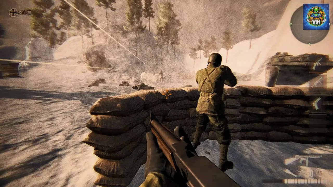 World War: Battle of the Bulge Nintendo Switch - ảnh màn hình 1