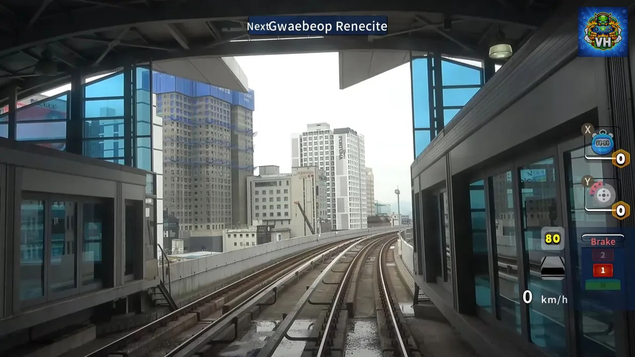 Korean Rail Driving Tour LRT Busan-Gimhae Nintendo Switch - ảnh màn hình 2