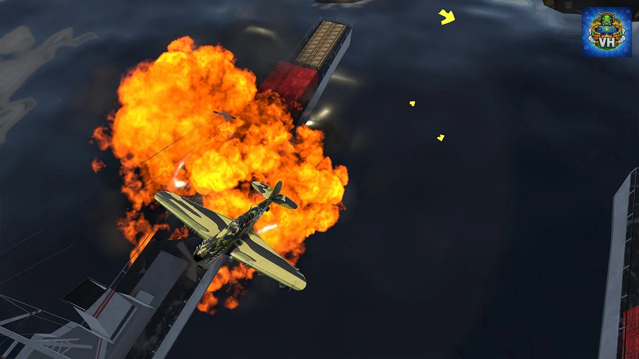 WWII AIRPLANE FIGHT - Battle War Squad Nintendo Switch - ảnh màn hình 2