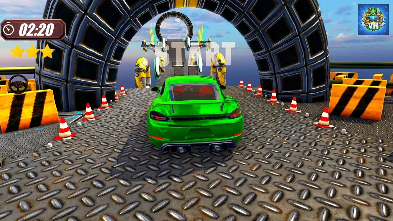 Racing Car Chaos: Extreme Stunt Showdown Nintendo Switch - ảnh màn hình 6
