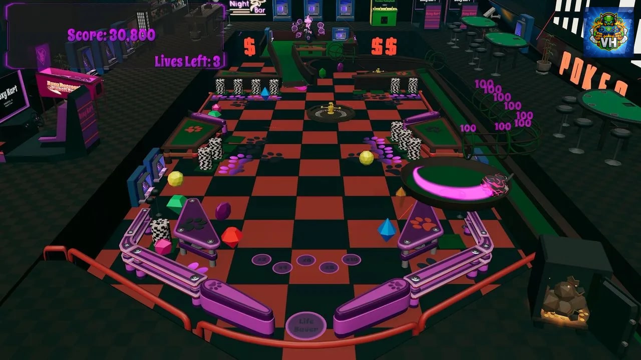 Roxy Raccoon's Pinball Panic Nintendo Switch - ảnh màn hình 1