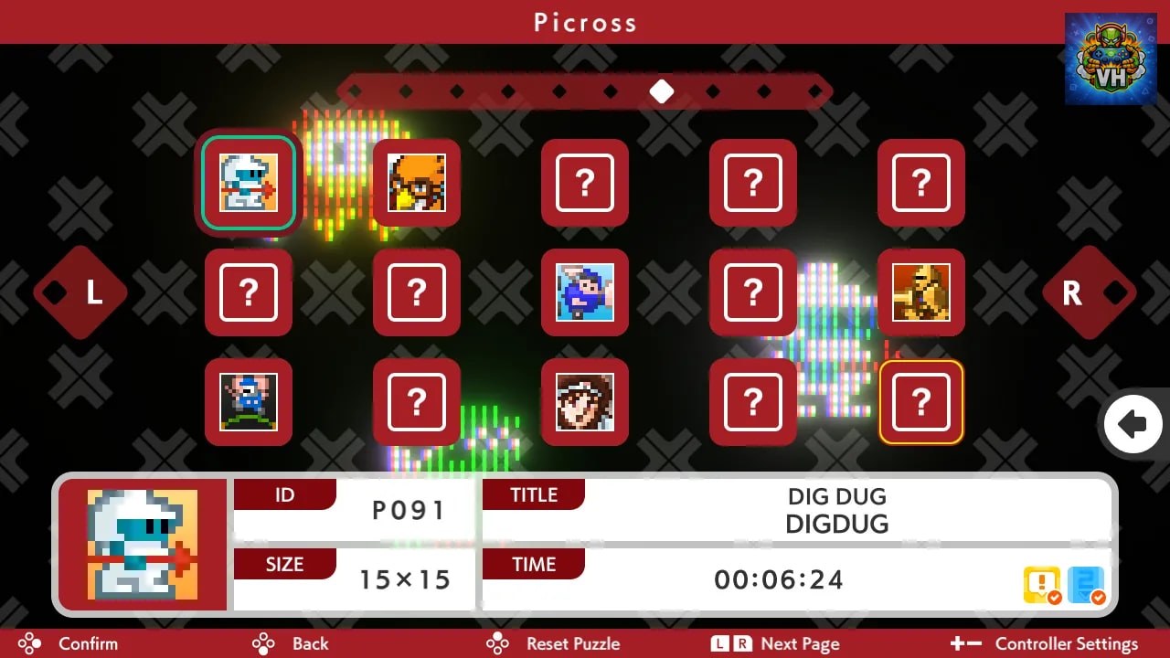 PICROSS S NAMCO LEGENDARY edition Nintendo Switch - ảnh màn hình 12