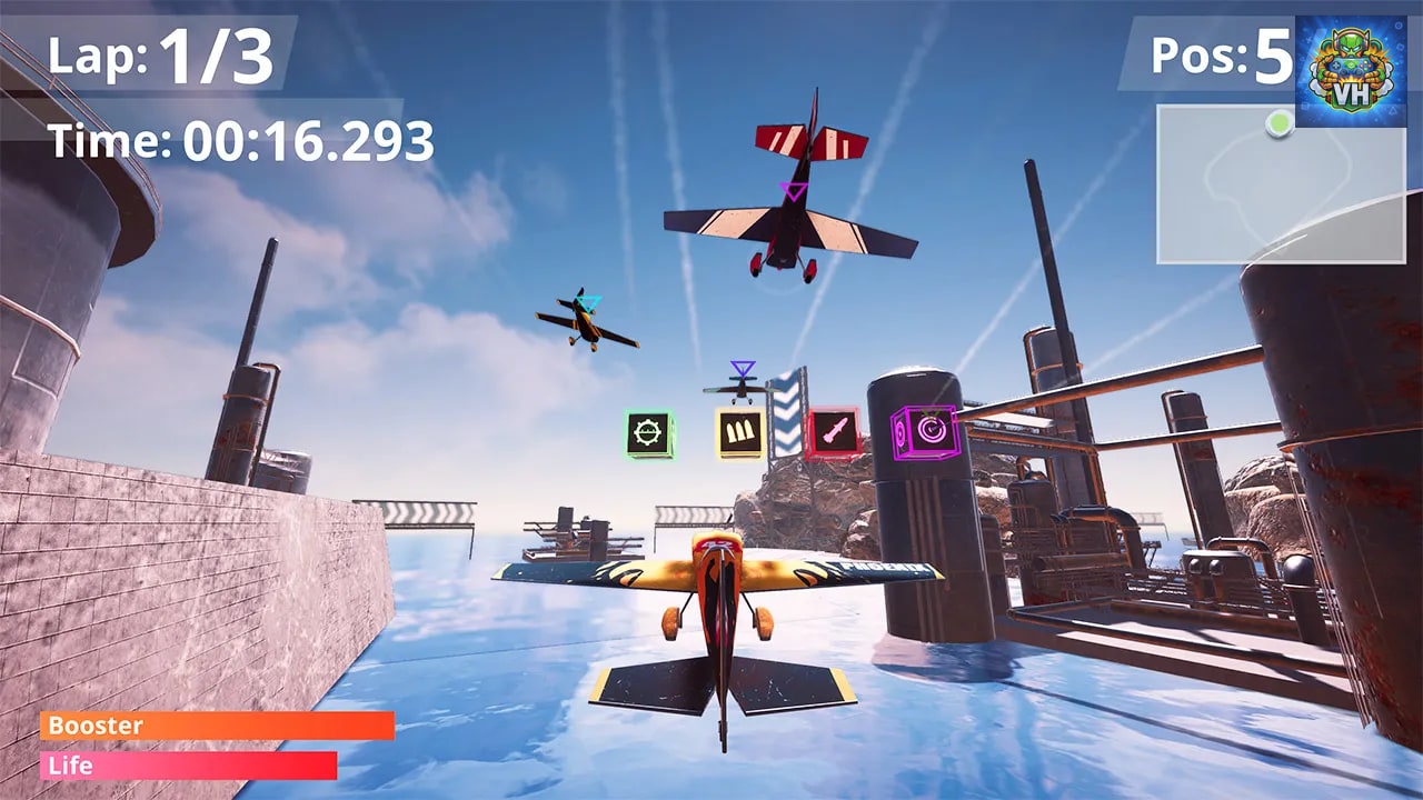 Sky Airplane Racer: Flight & Fight Simulator Nintendo Switch - ảnh màn hình 7