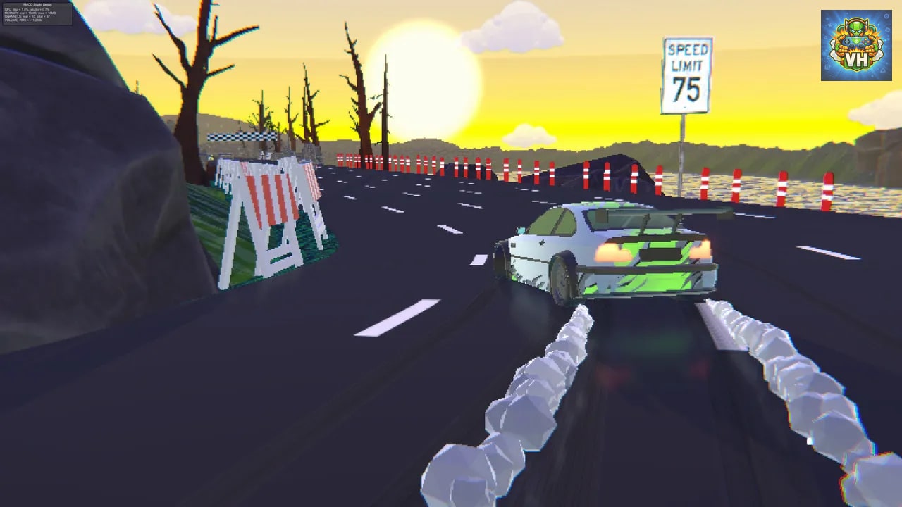 Pixel Retro Drift - Arcade Car Racing Nintendo Switch - ảnh màn hình 4