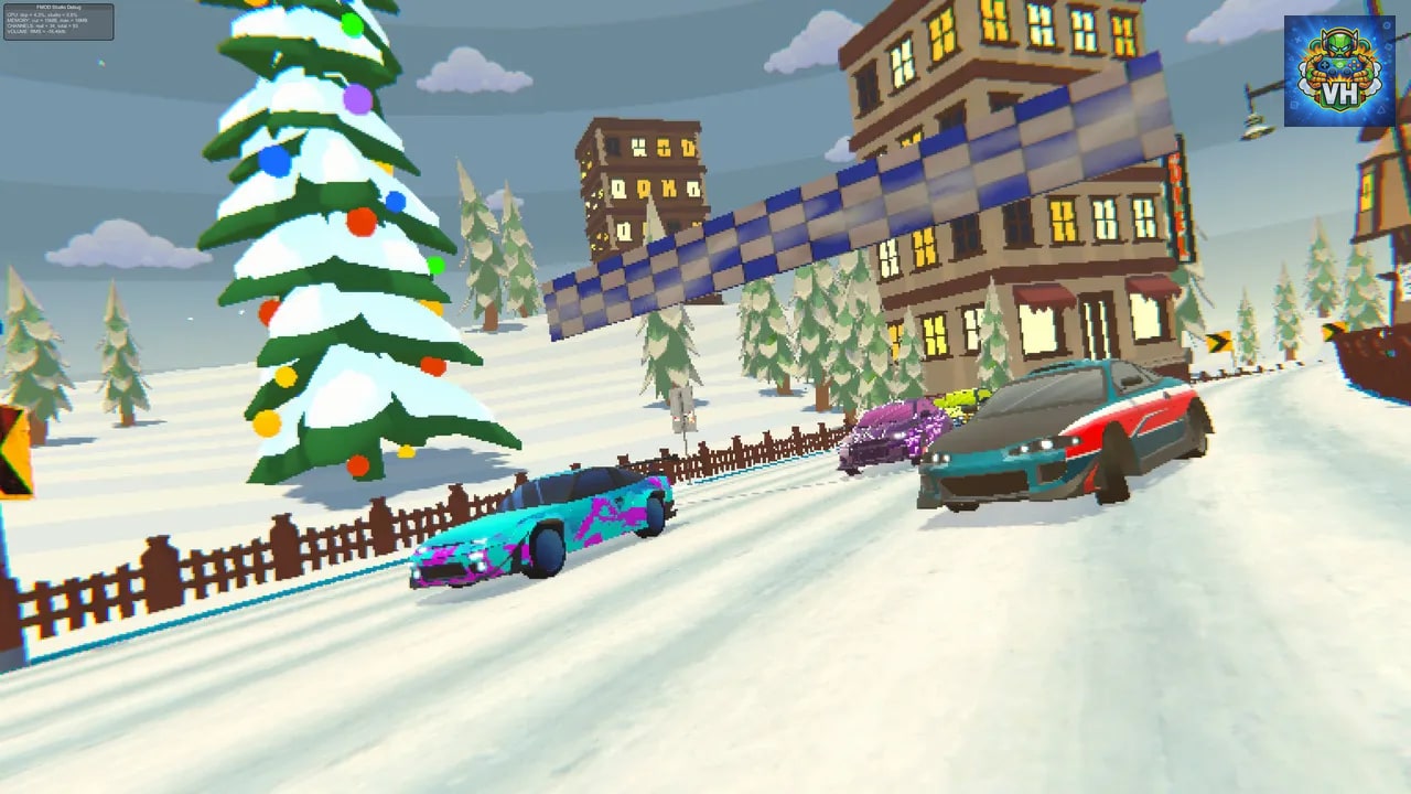 Pixel Retro Drift - Arcade Car Racing Nintendo Switch - ảnh màn hình 6