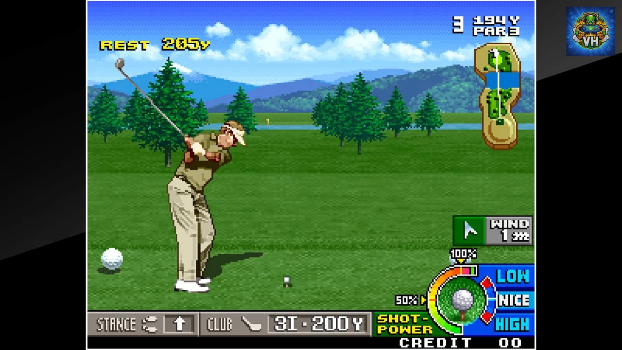 ACA NEOGEO BIG TOURNAMENT GOLF Nintendo Switch - ảnh màn hình 4
