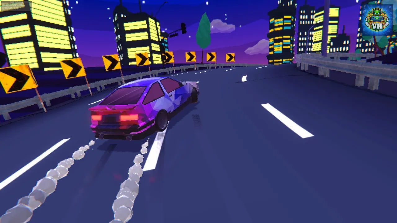 Pixel Retro Drift - Arcade Car Racing Nintendo Switch - ảnh màn hình 1