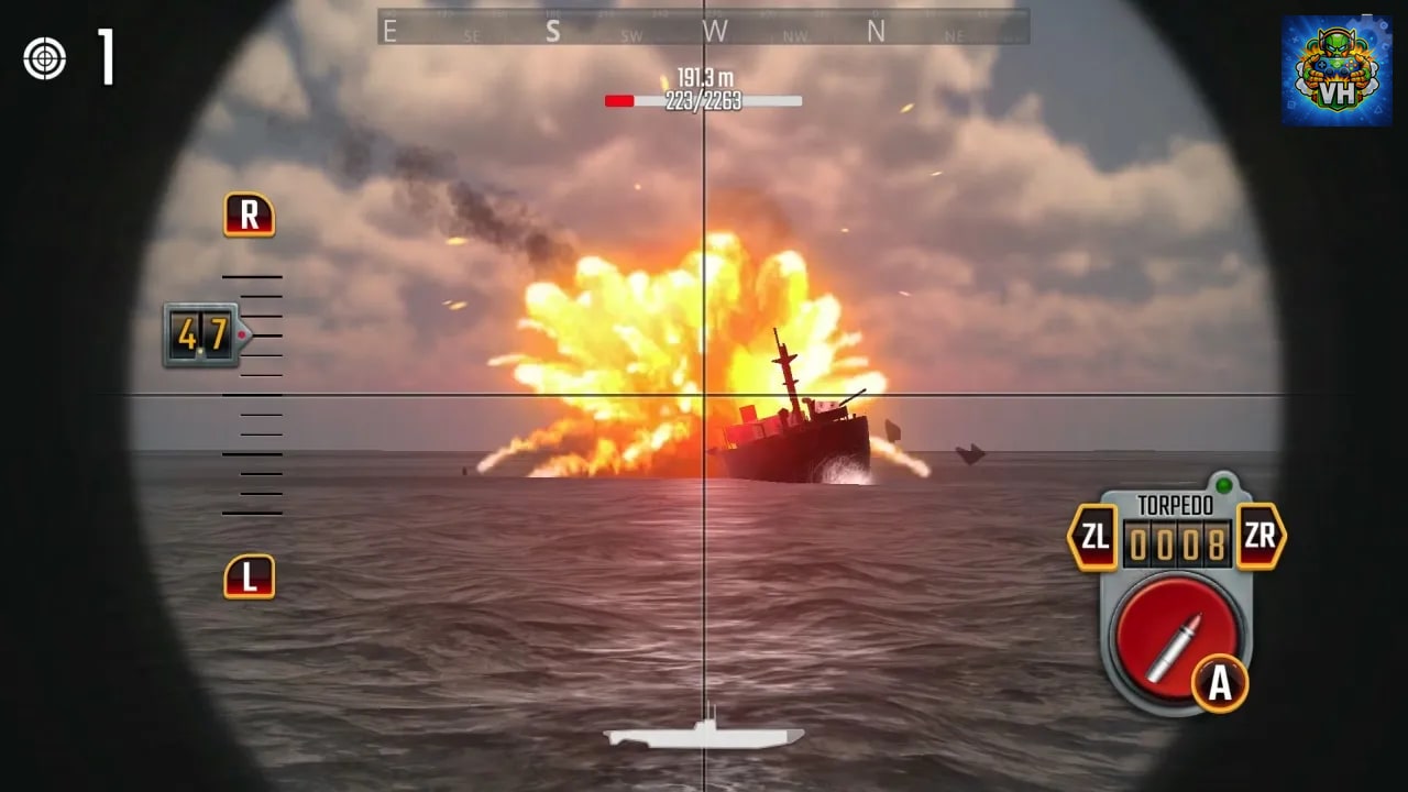 Uboat Attack Nintendo Switch - ảnh màn hình 5
