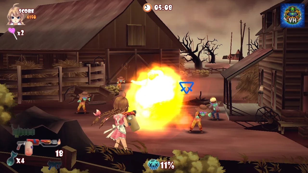 Zombie Panic in Wonderland DX Nintendo Switch - ảnh màn hình 3