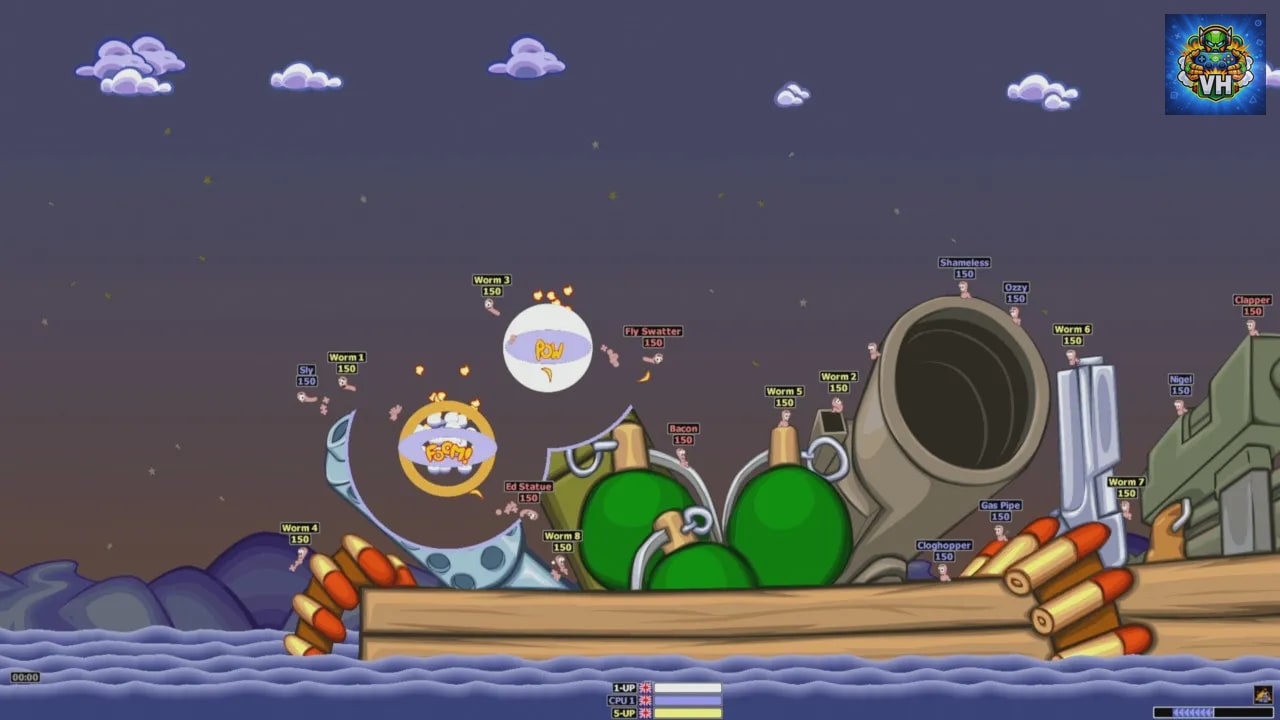 Worms Armageddon: Anniversary Edition Nintendo Switch - ảnh màn hình 2