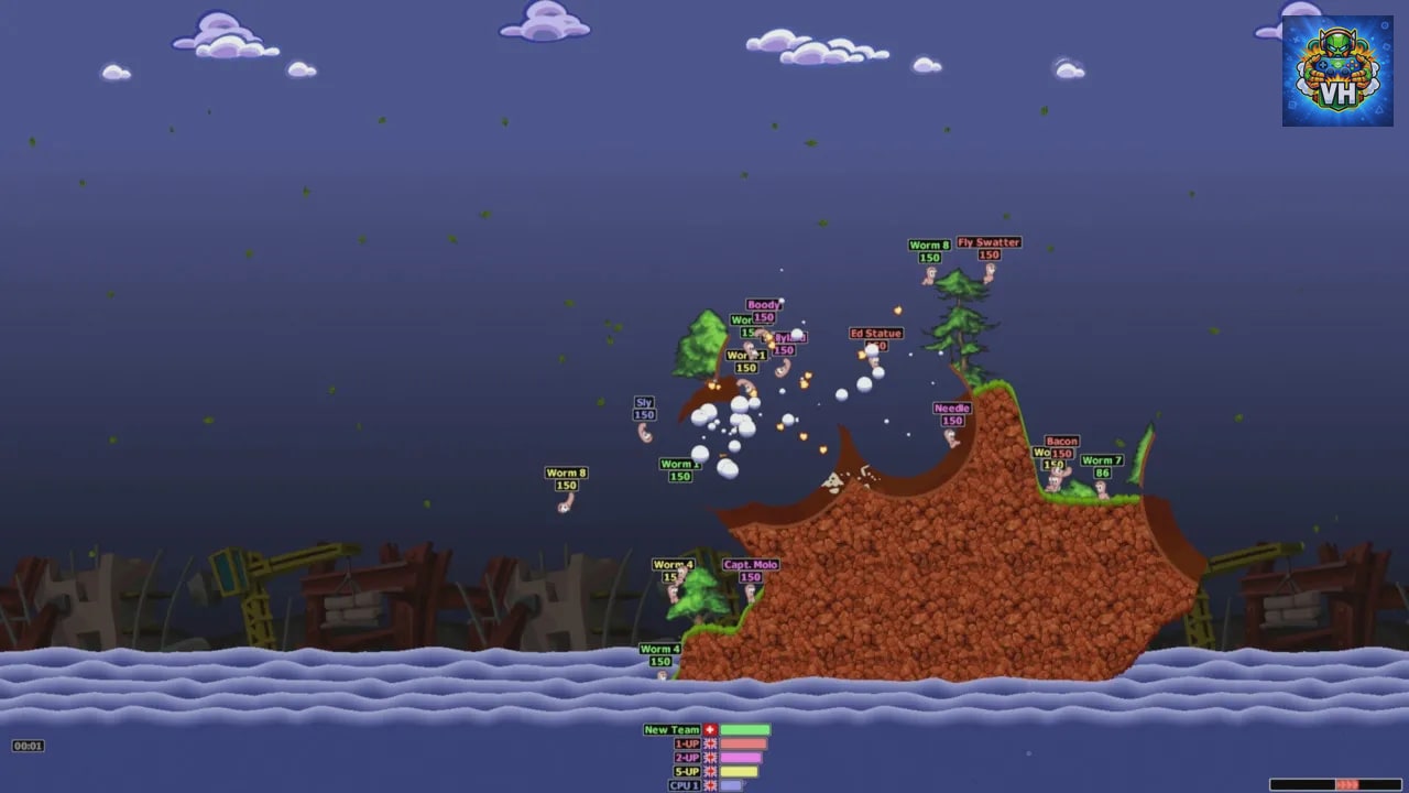 Worms Armageddon: Anniversary Edition Nintendo Switch - ảnh màn hình 6