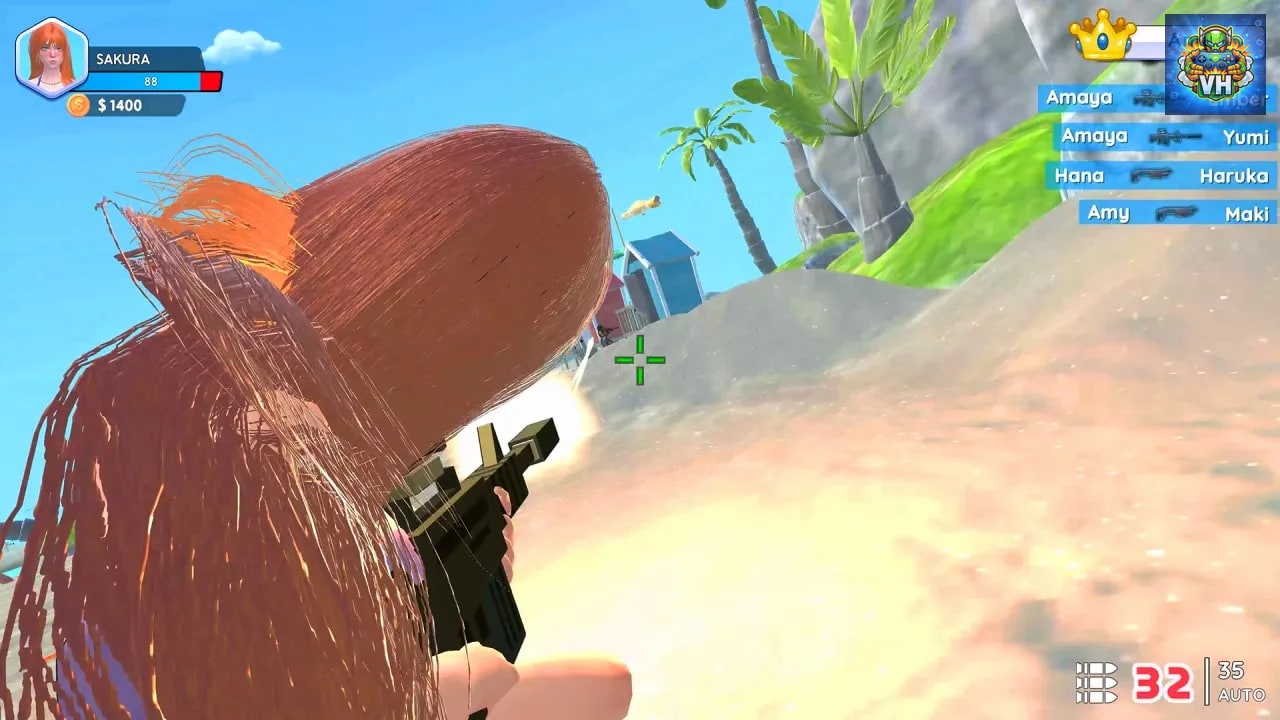 Bikini Beach: Anime Girls Assault Nintendo Switch - ảnh màn hình 5