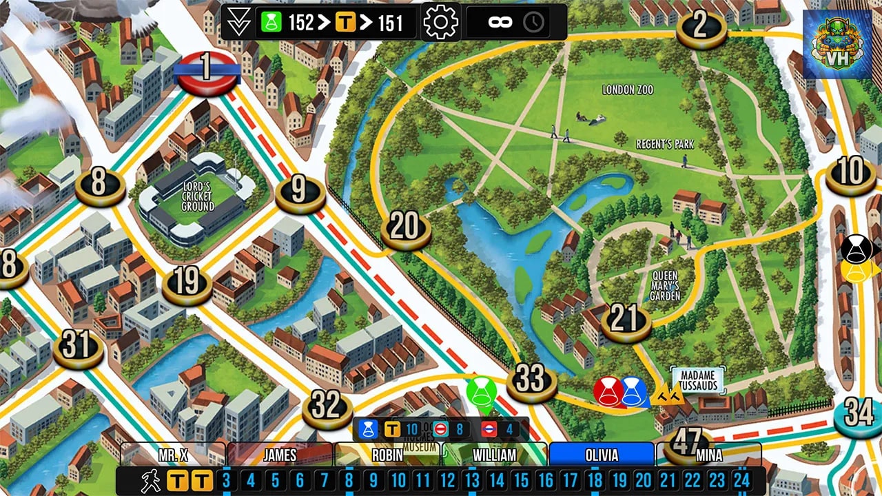 Scotland Yard – Hunting Mister X Nintendo Switch - ảnh màn hình 4
