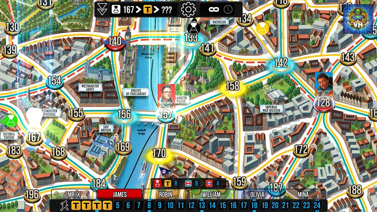 Scotland Yard – Hunting Mister X Nintendo Switch - ảnh màn hình 6