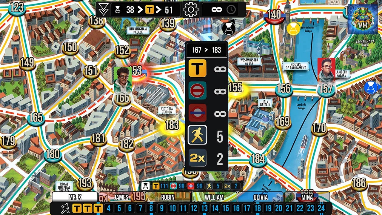 Scotland Yard – Hunting Mister X Nintendo Switch - ảnh màn hình 3