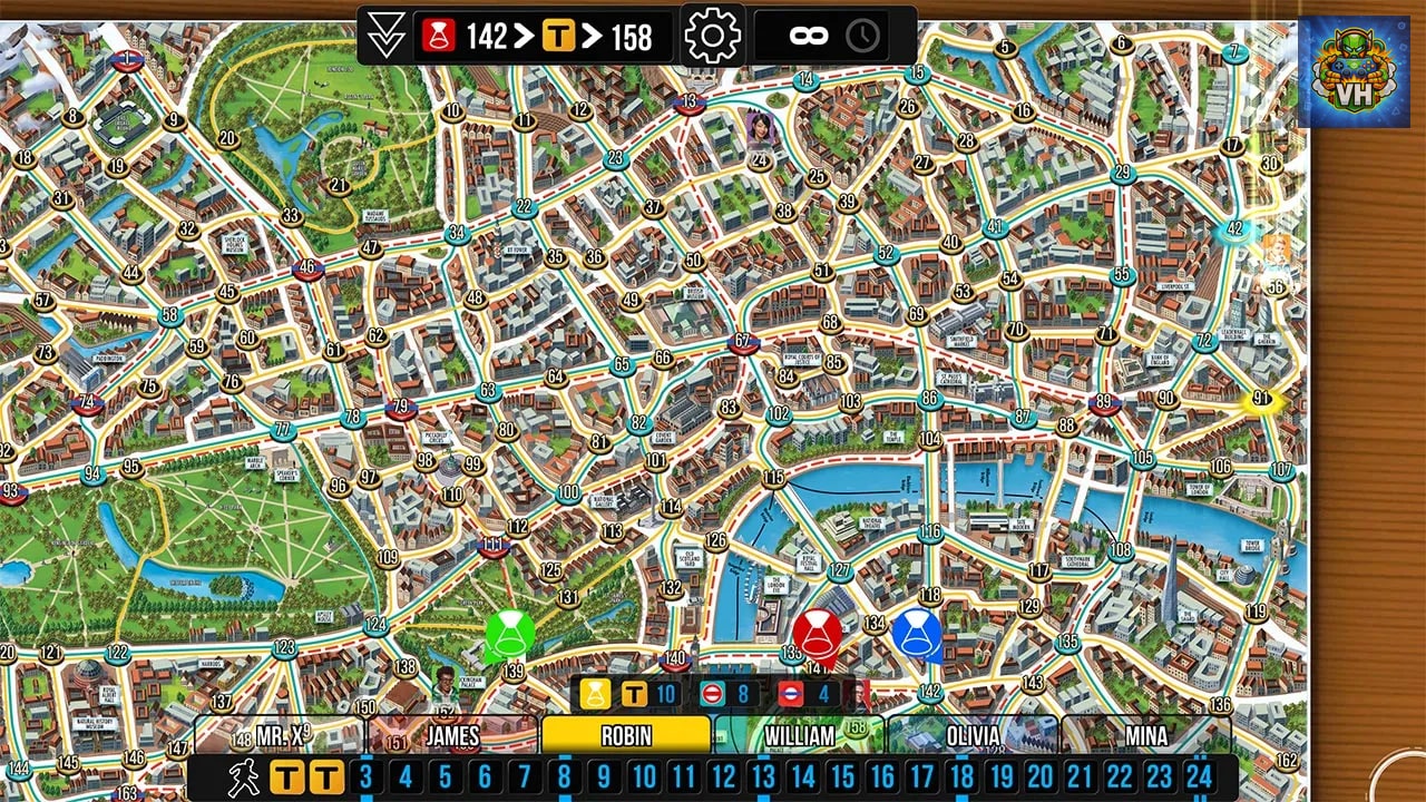 Scotland Yard – Hunting Mister X Nintendo Switch - ảnh màn hình 1