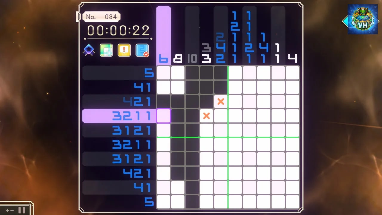 Picross -LogiartGrimoire- Nintendo Switch - ảnh màn hình 1