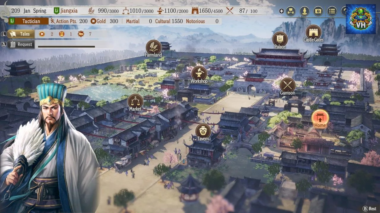 Romance of the Three Kingdoms 8 Remake Nintendo Switch - ảnh màn hình 2