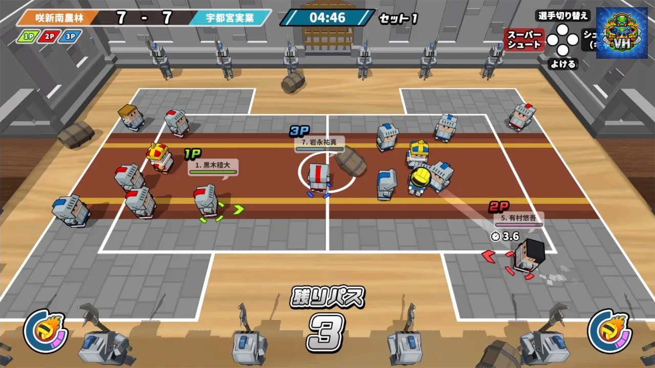 Dodgeball at the desk Nintendo Switch - ảnh màn hình 3
