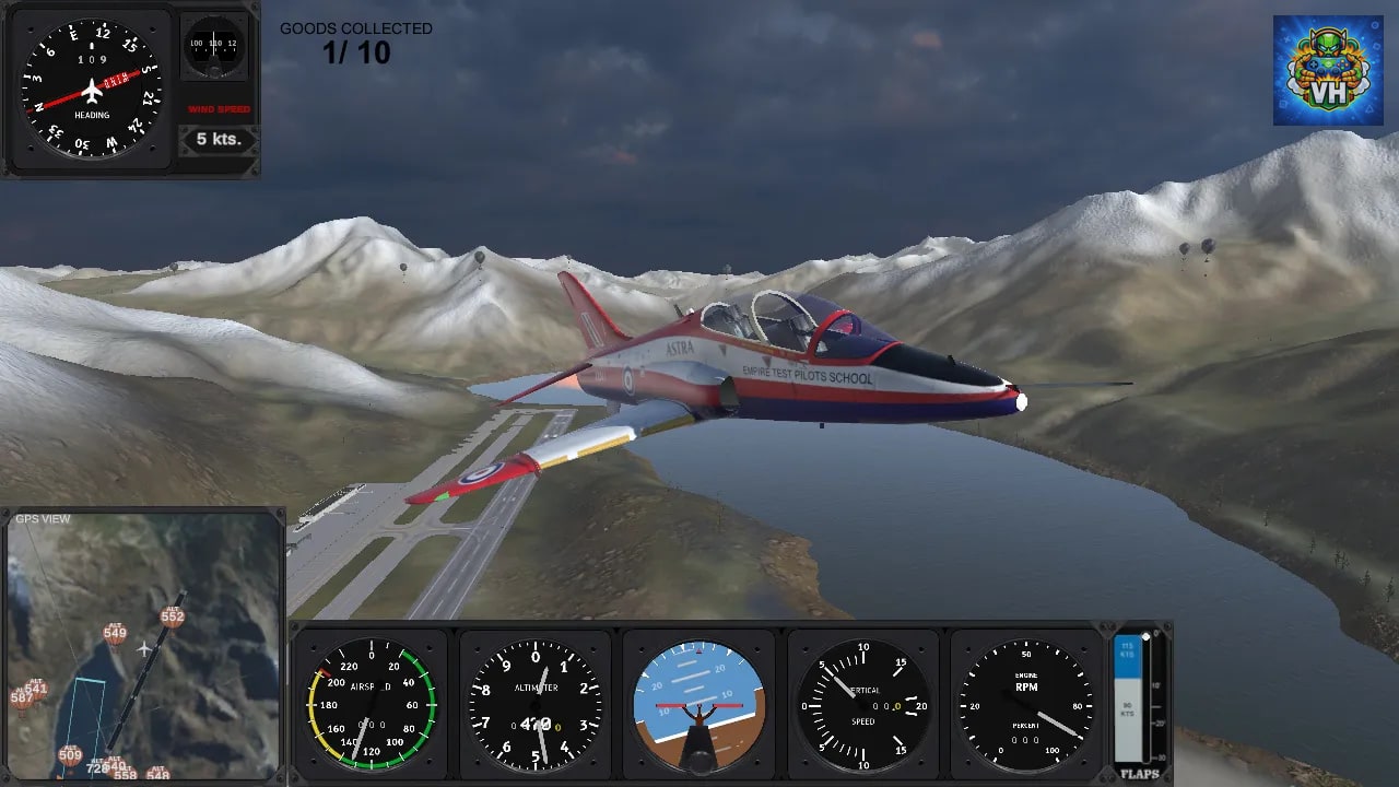 Pro Flight Simulator Deluxe Nintendo Switch - ảnh màn hình 1