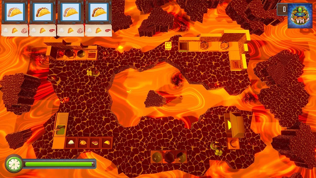 Overheat: Kitchen Chaos Nintendo Switch - ảnh màn hình 1