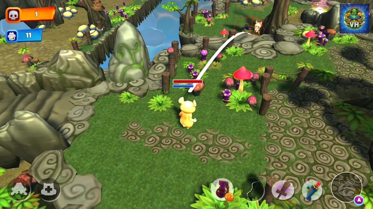 Bunny Zoo – Animal Battle Royale Nintendo Switch - ảnh màn hình 1