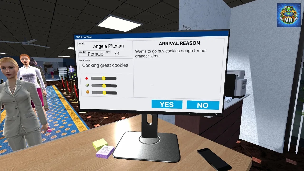 Visa Control: USA Border Simulator Nintendo Switch - ảnh màn hình 3