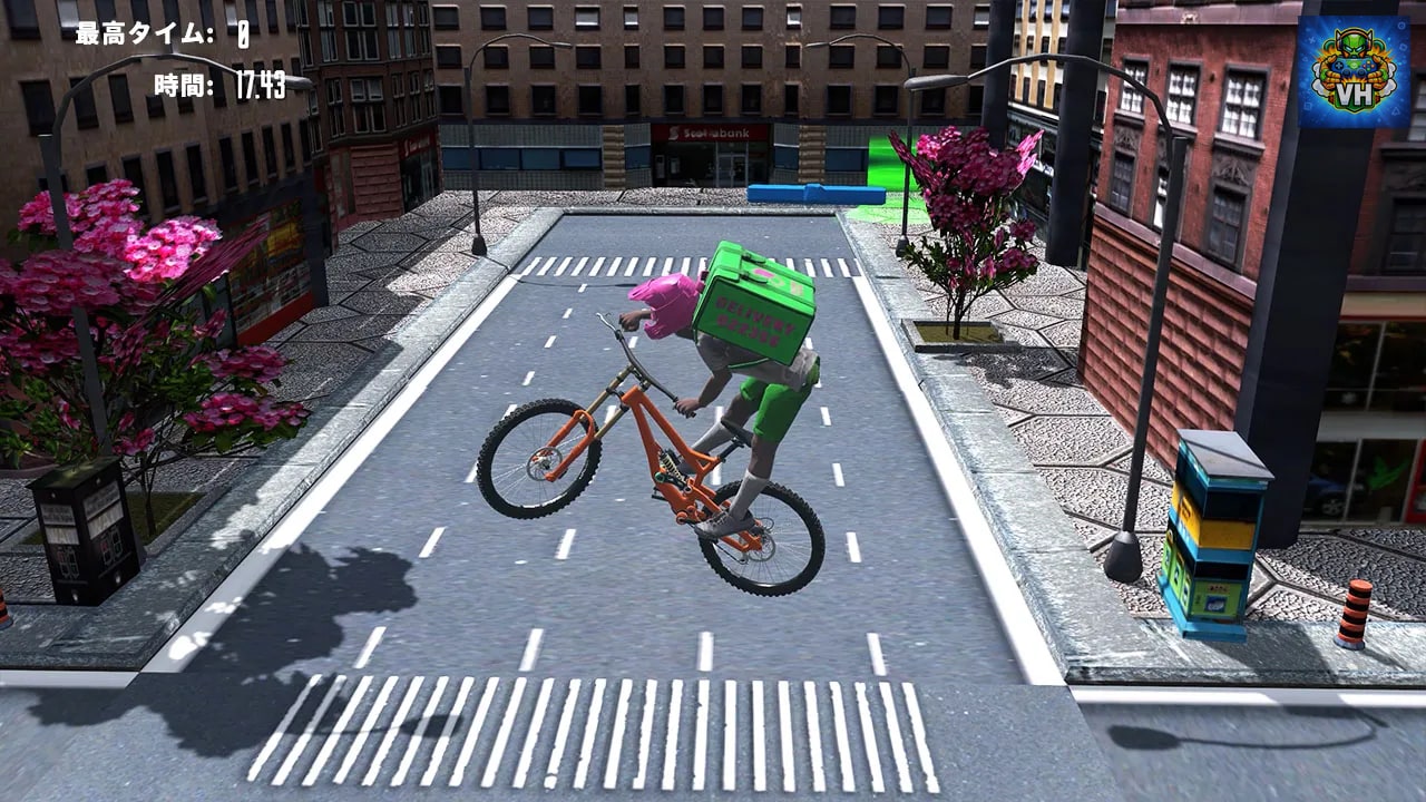 Extreme City Delivery: Bike Ride Simulator Nintendo Switch - ảnh màn hình 1