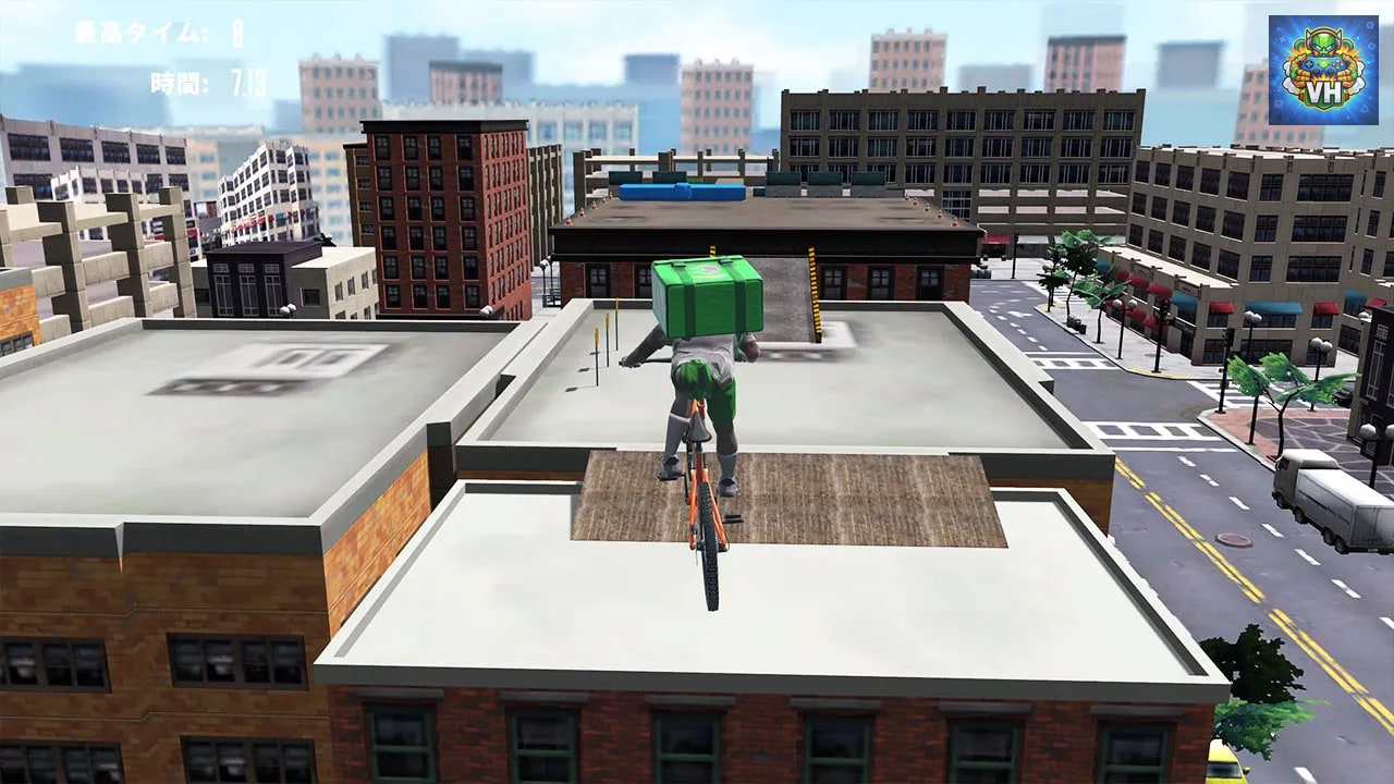 Extreme City Delivery: Bike Ride Simulator Nintendo Switch - ảnh màn hình 2
