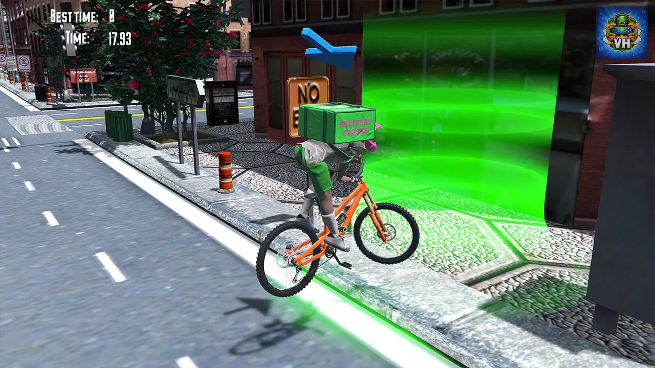 Extreme City Delivery: Bike Ride Simulator Nintendo Switch - ảnh màn hình 3