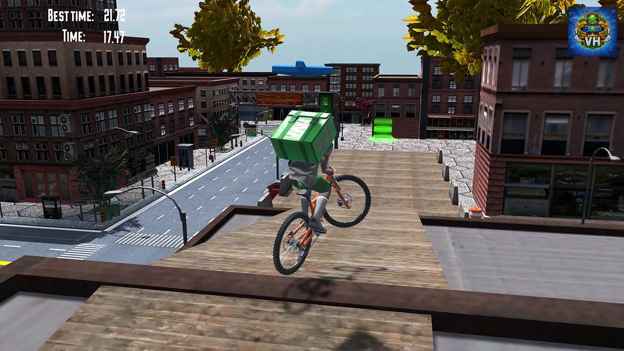 Extreme City Delivery: Bike Ride Simulator Nintendo Switch - ảnh màn hình 7