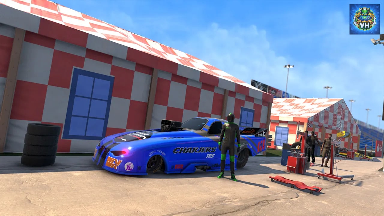 Drag Racing Professionals: Dirt Mechanic Simulator Nintendo Switch - ảnh màn hình 2