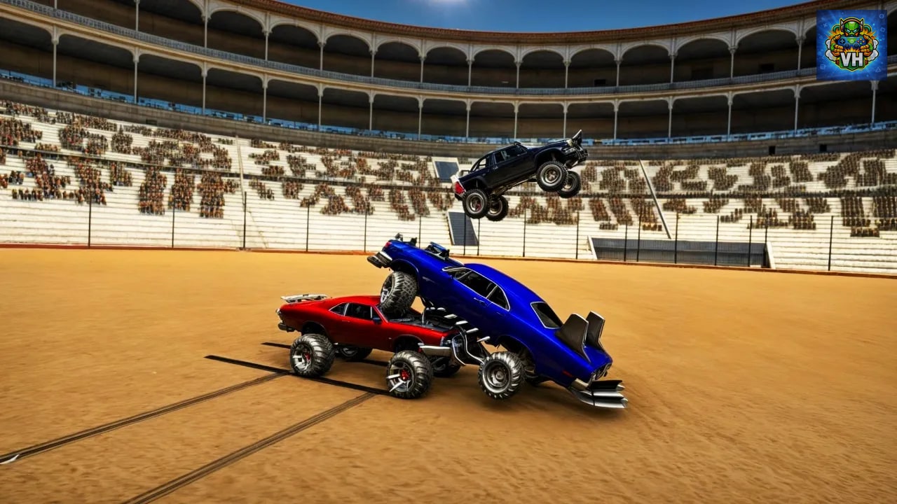 Monster Truck Arena: Battle Royale Nintendo Switch - ảnh màn hình 2