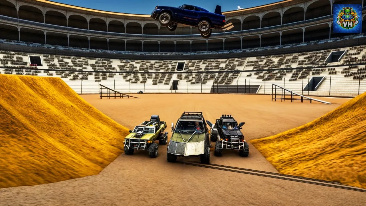 Monster Truck Arena: Battle Royale Nintendo Switch - ảnh màn hình 1