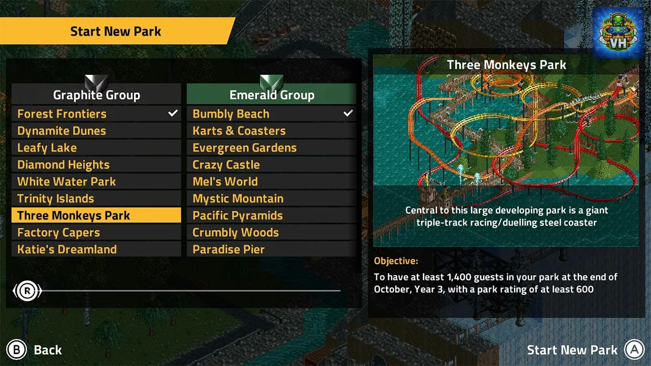 RollerCoaster Tycoon Classic Nintendo Switch - ảnh màn hình 2