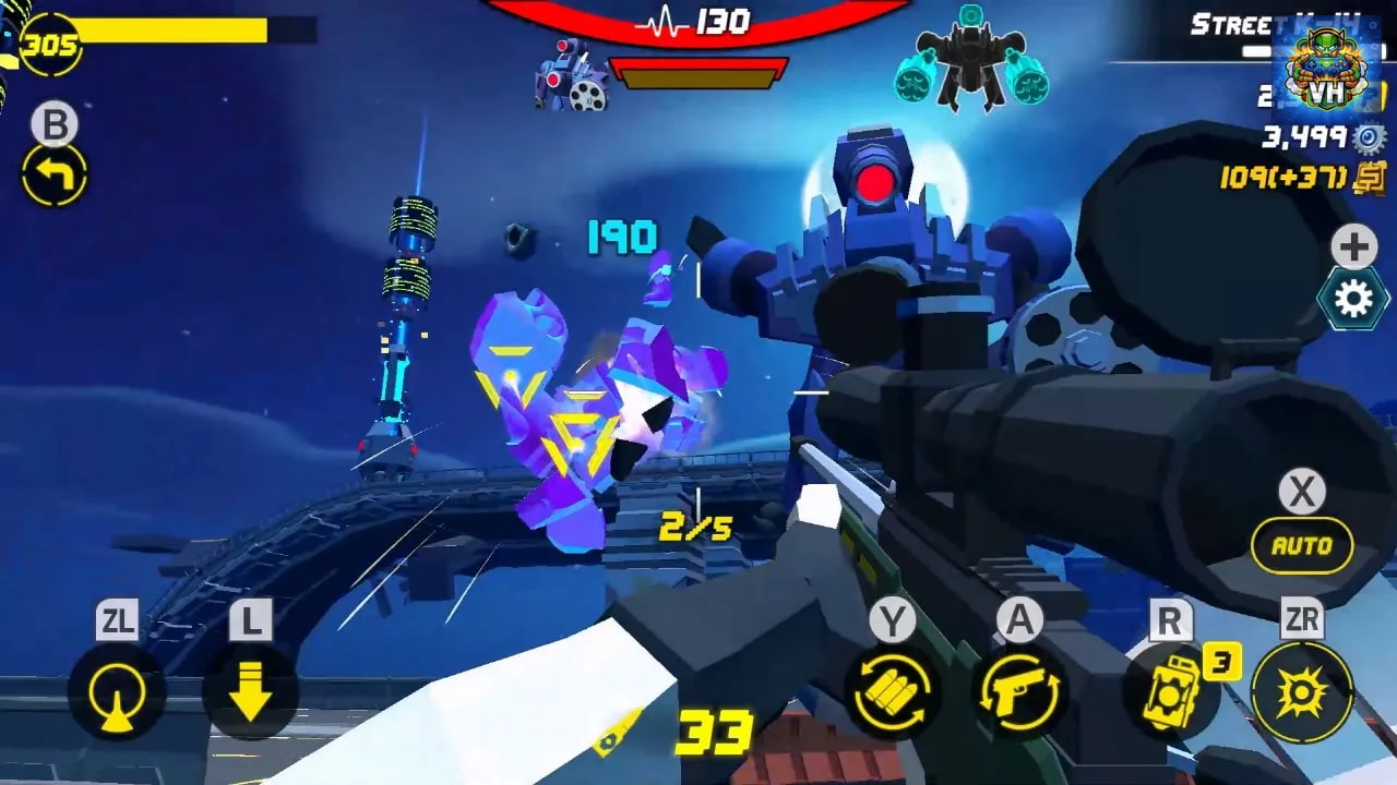 Gun Fire: AI Rebellion Nintendo Switch - ảnh màn hình 1