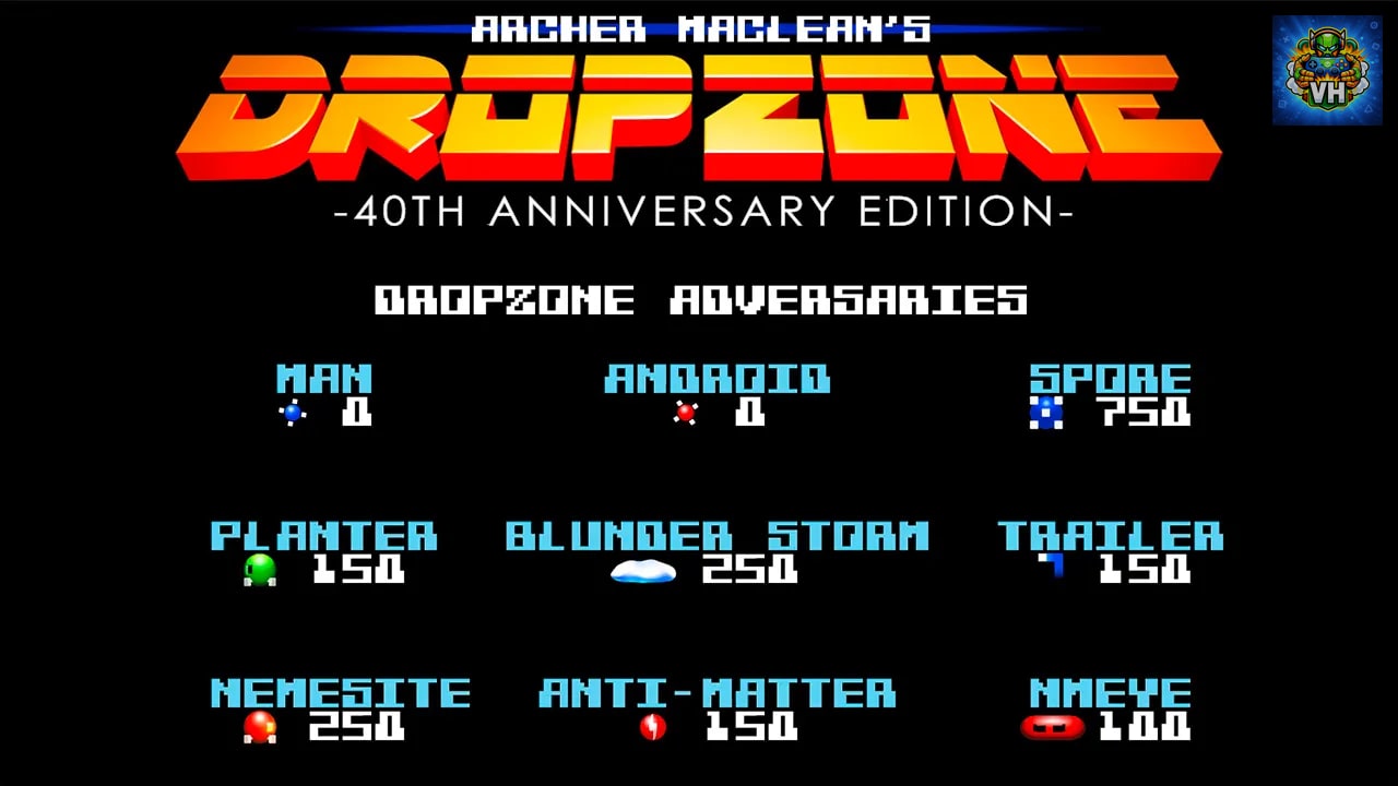 Archer Maclean’s DropZone: 40th Anniversary Edition Nintendo Switch - ảnh màn hình 2