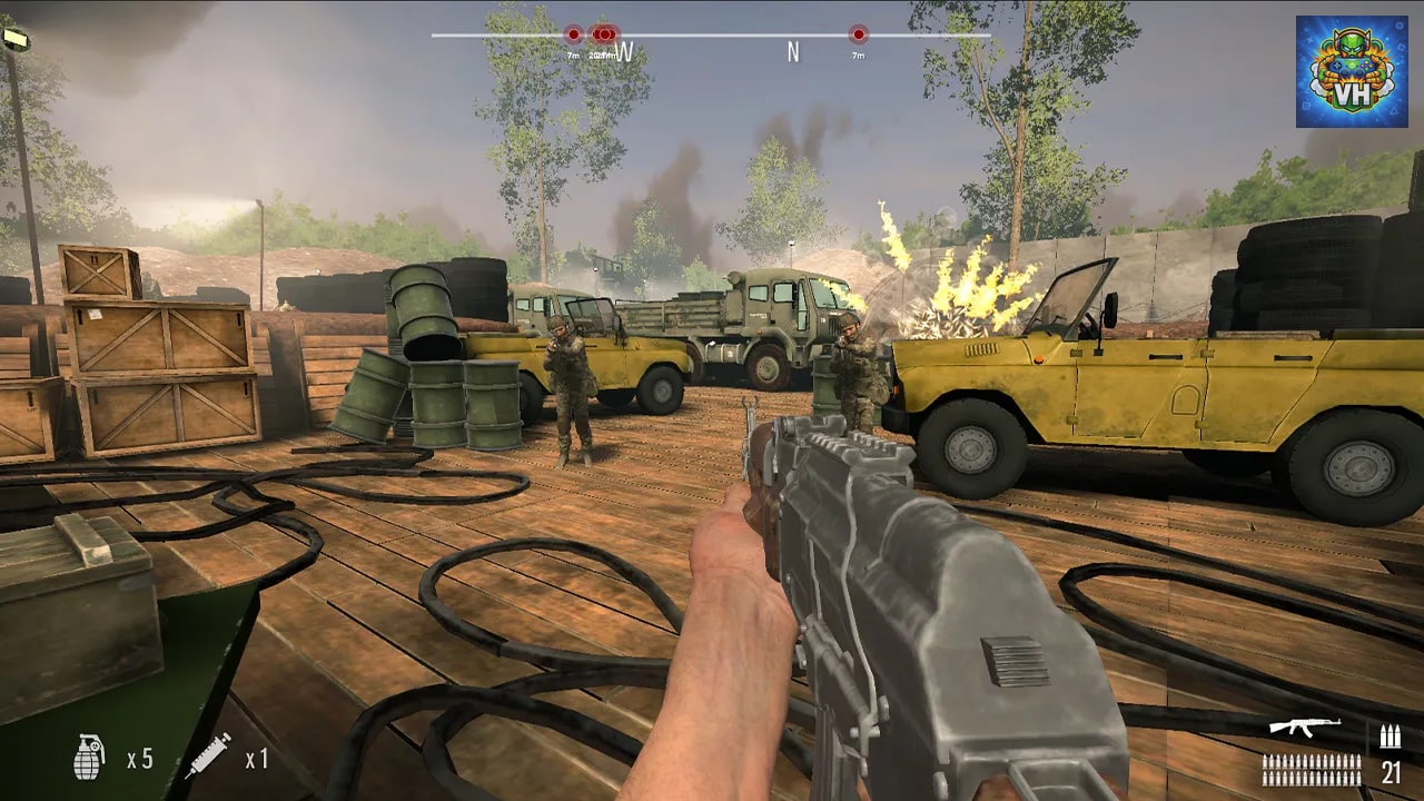 Trench Shooter: Warfare Tactics Nintendo Switch - ảnh màn hình 6