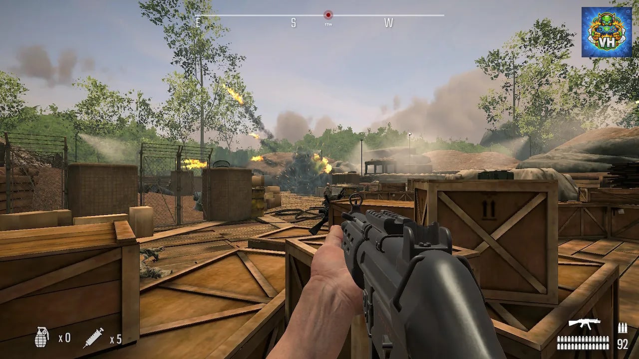 Trench Shooter: Warfare Tactics Nintendo Switch - ảnh màn hình 1
