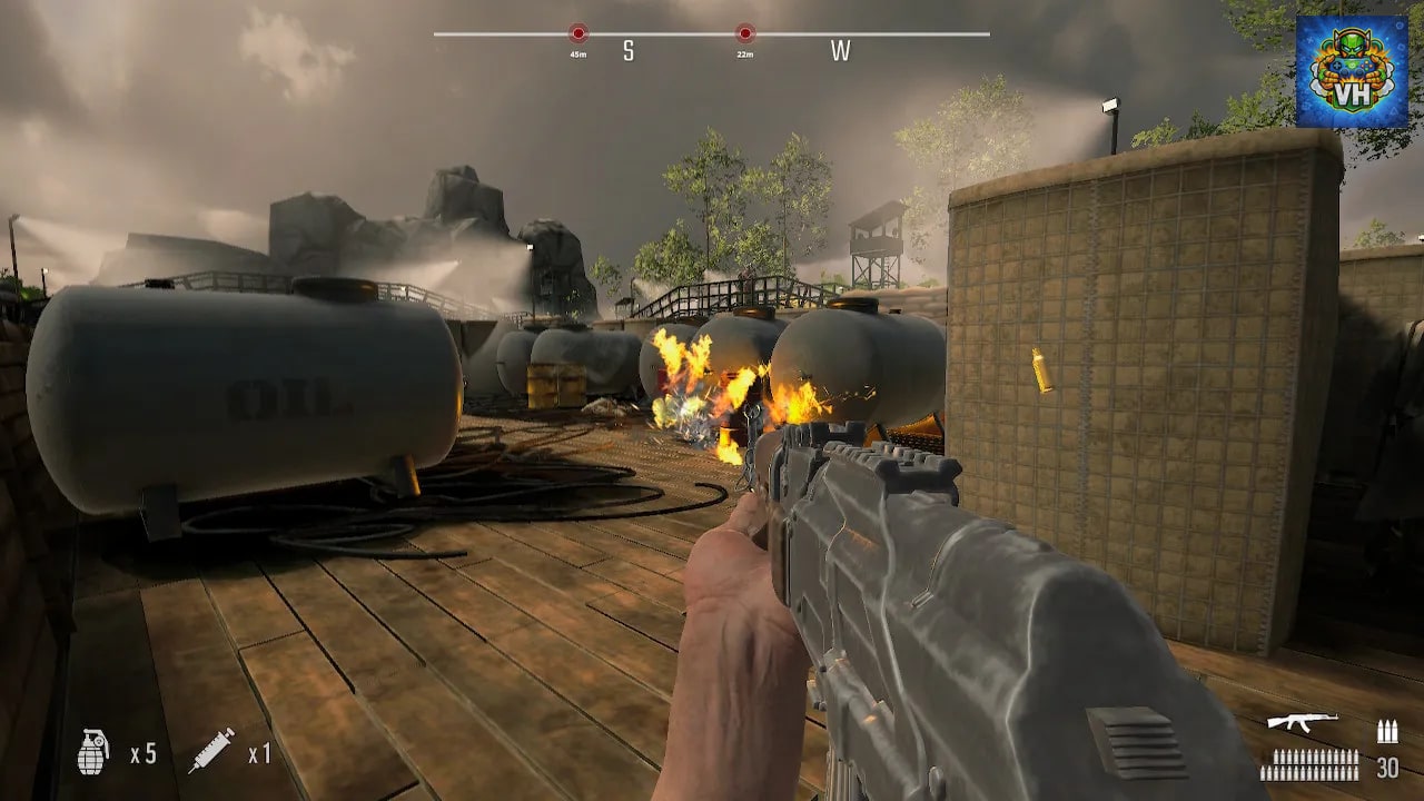 Trench Shooter: Warfare Tactics Nintendo Switch - ảnh màn hình 4