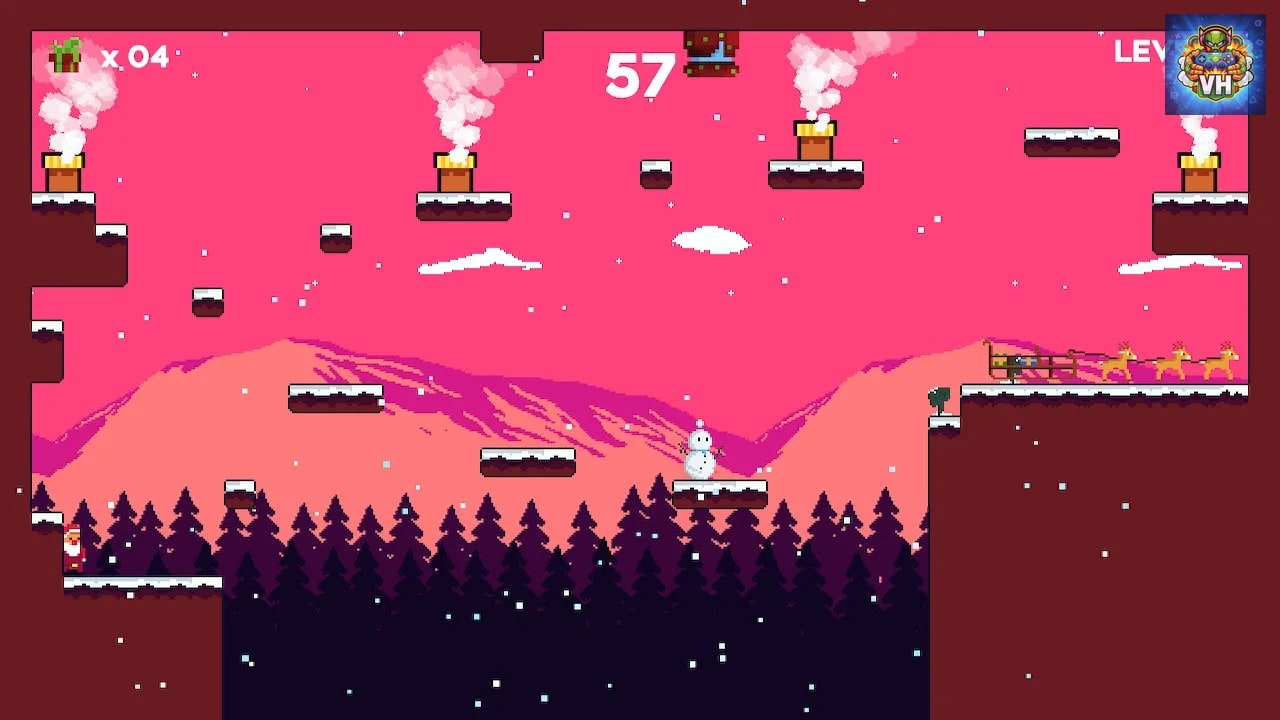 Santa’s Chimney Quest Nintendo Switch - ảnh màn hình 2