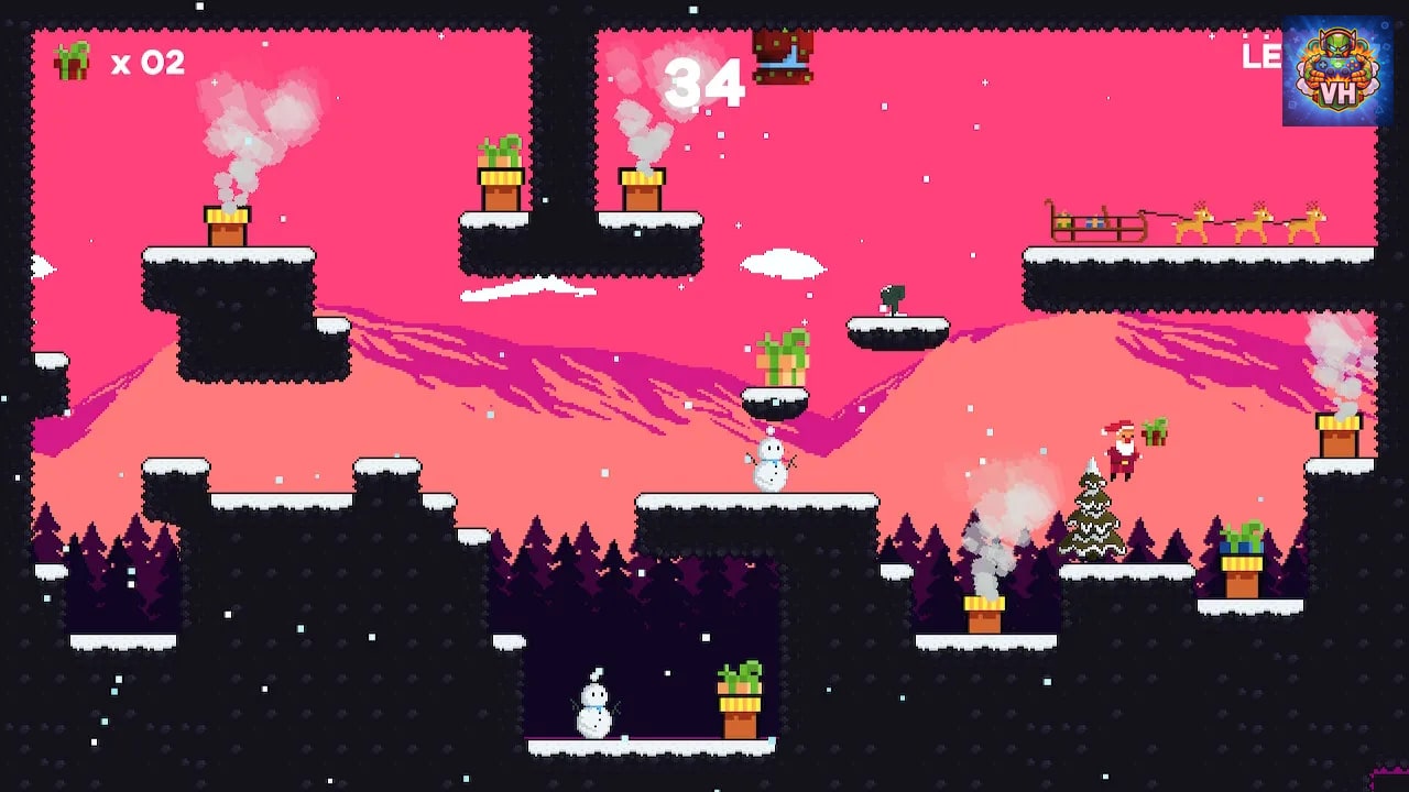 Santa’s Chimney Quest Nintendo Switch - ảnh màn hình 3