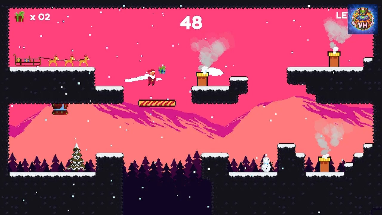 Santa’s Chimney Quest Nintendo Switch - ảnh màn hình 1