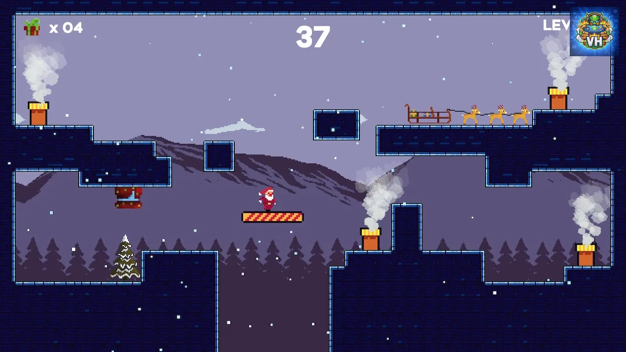 Santa’s Chimney Quest Nintendo Switch - ảnh màn hình 4