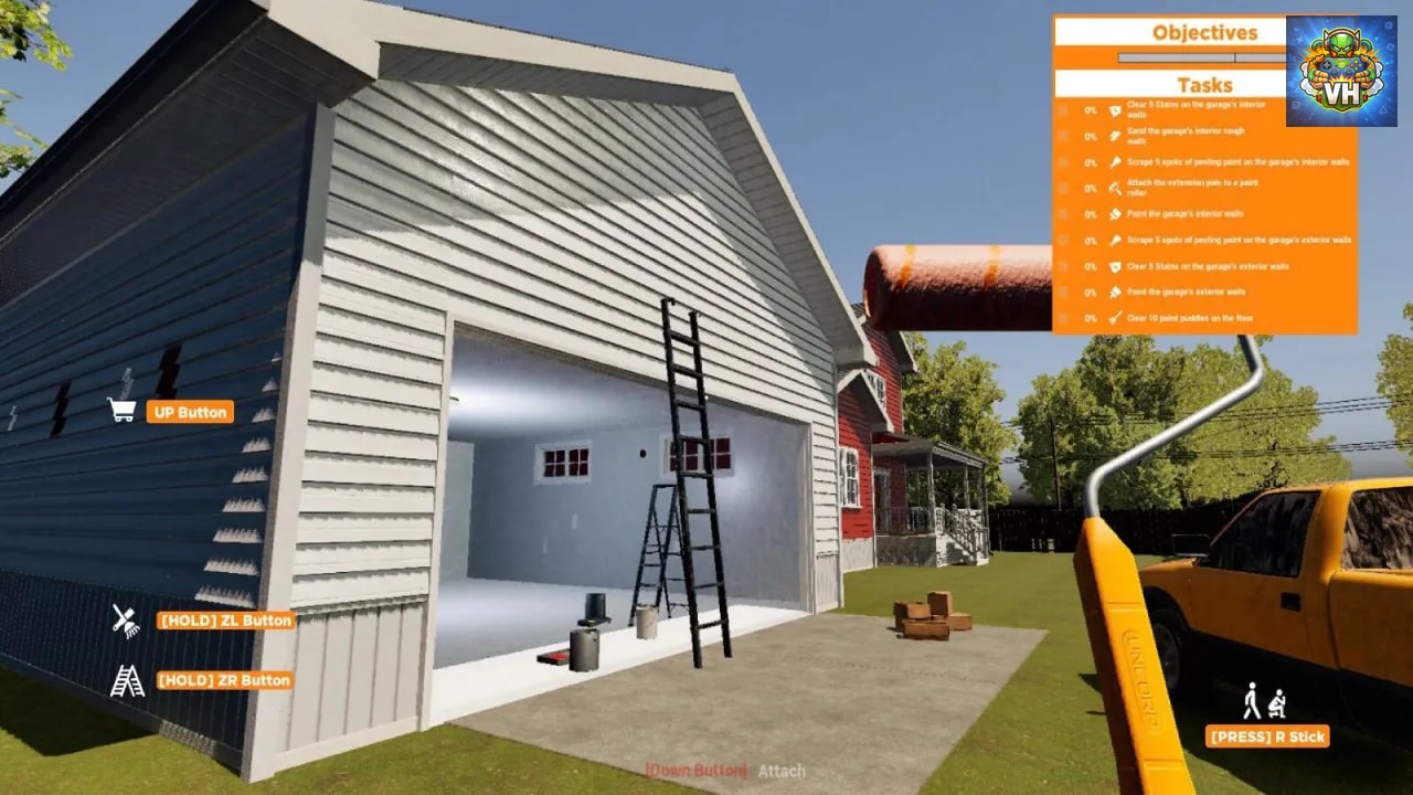 House Painting – Simulator Nintendo Switch - ảnh màn hình 3