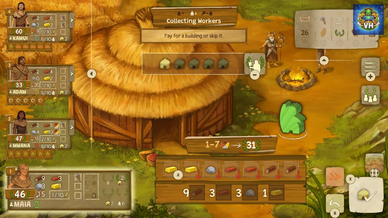 Stone Age: Digital Edition Nintendo Switch - ảnh màn hình 3