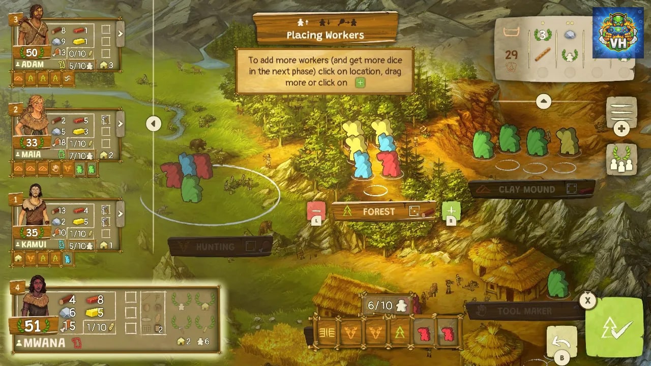 Stone Age: Digital Edition Nintendo Switch - ảnh màn hình 2