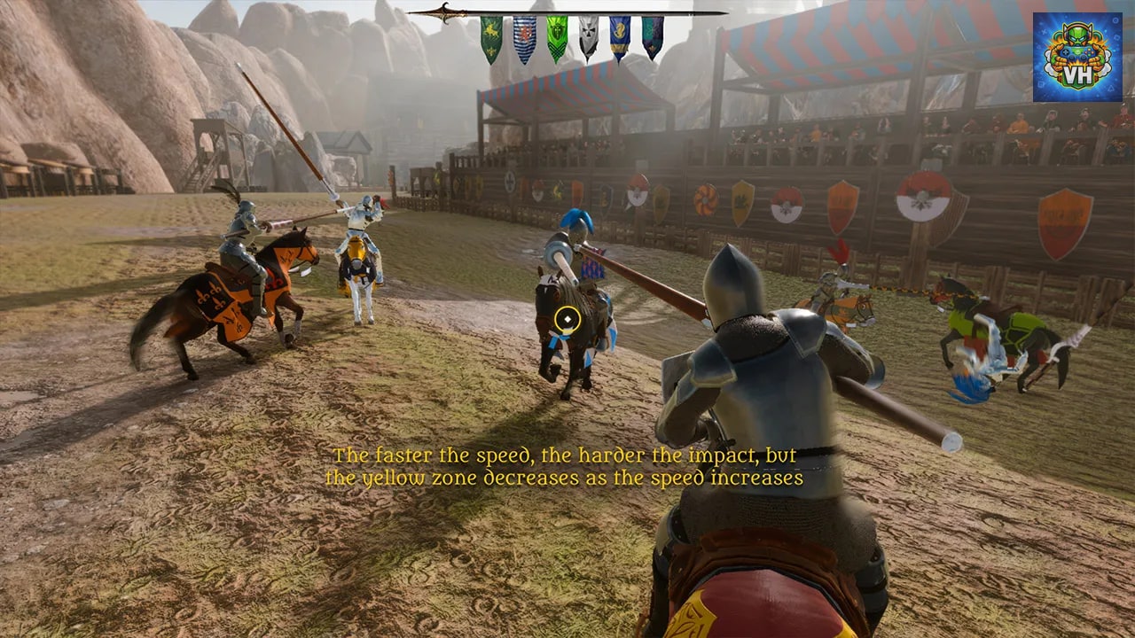 Mounted Knights Battle Medieval Warrior Honor Simulator Nintendo Switch - ảnh màn hình 6