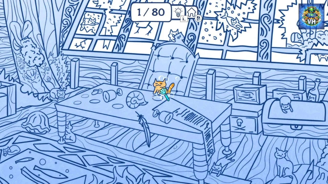 Cats Visiting Underwater World Nintendo Switch - ảnh màn hình 2