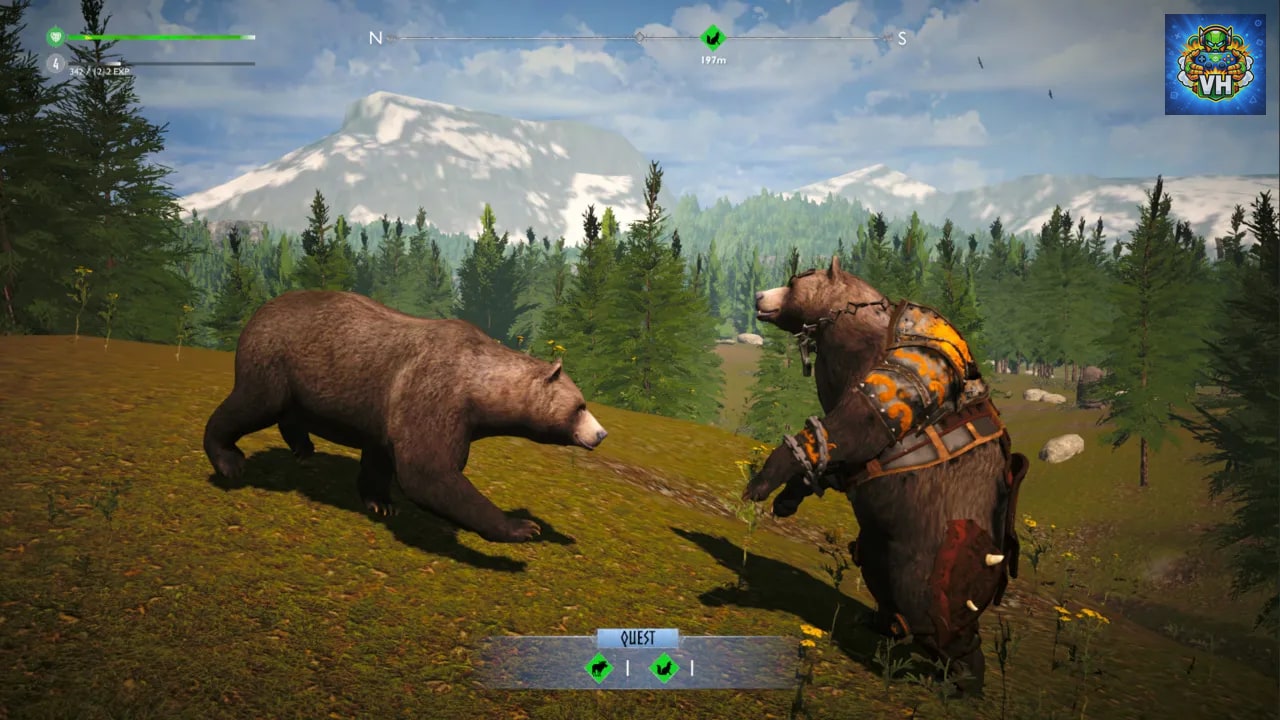 Bear Simulator: Ragnarok’s Rise Nintendo Switch - ảnh màn hình 1